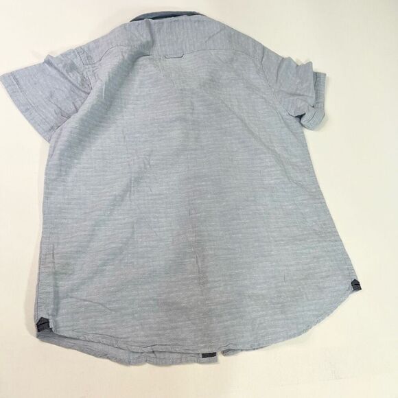 Nickel & Iron New York Shirt Mens Large Sky Short-Sleeve Button-Down Tee NWT - Picture 9 of 10